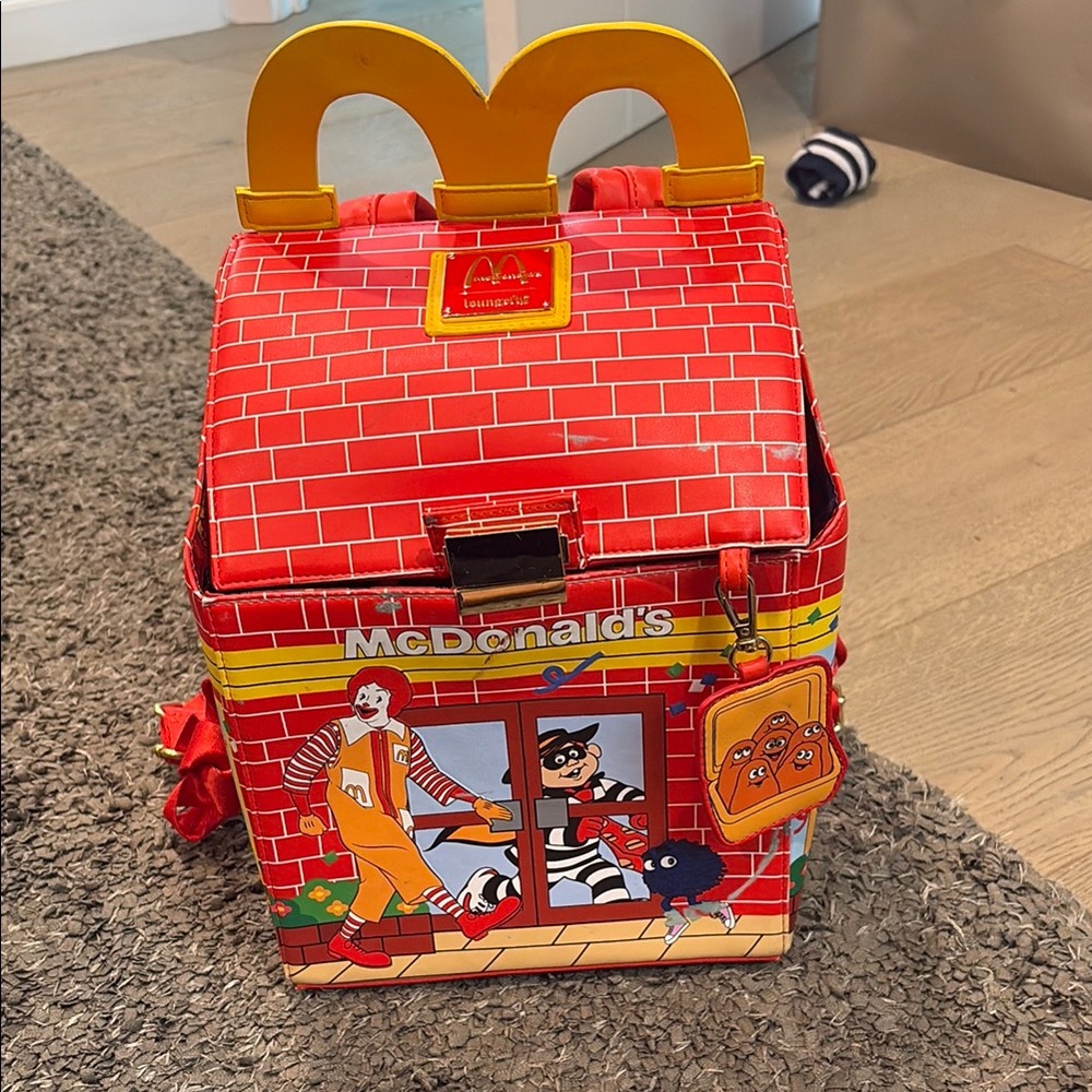 Loungefly - Exclusive McDonald's Red and Yellow Happy Meal backpack